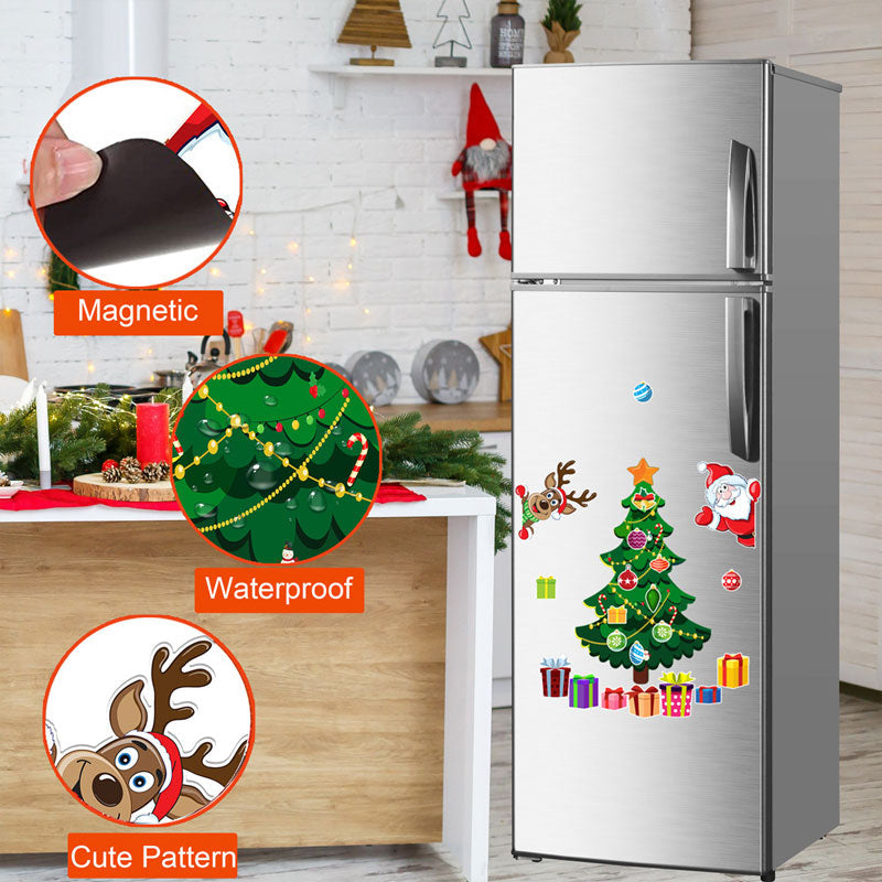 🎄✨ Magnetiske juleklistermærker til biler og køleskabe ✨🎄