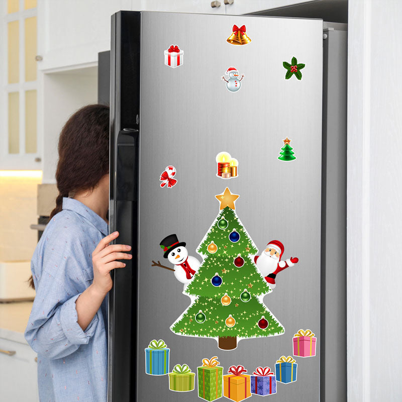 🎄✨ Magnetiske juleklistermærker til biler og køleskabe ✨🎄