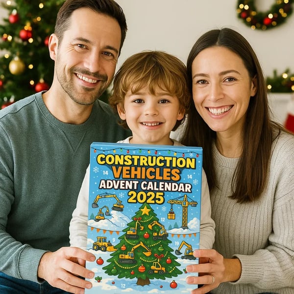 🚜Adventskalender for entreprenørmaskiner 2025