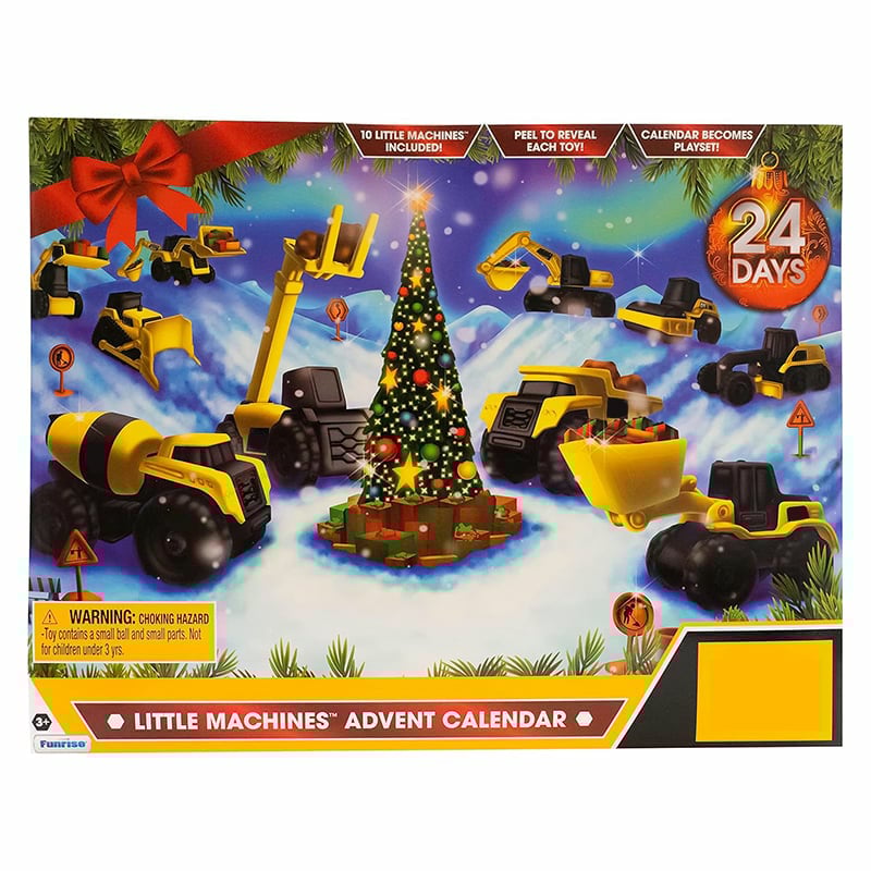 🎄24 dages nedtællingskalender med lastbiler på vej mod jul