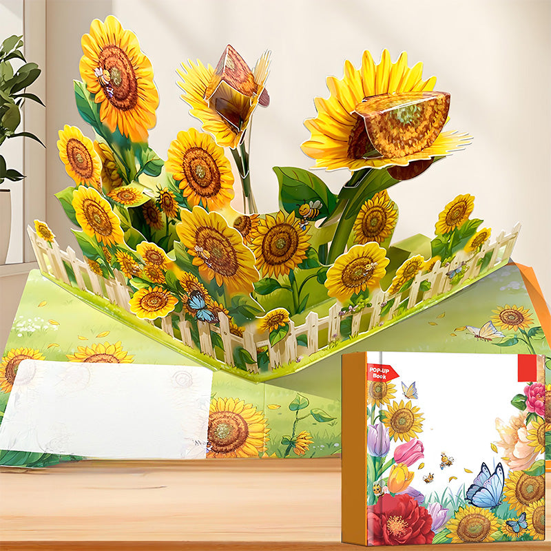 Pop-up book with animal motifs for children