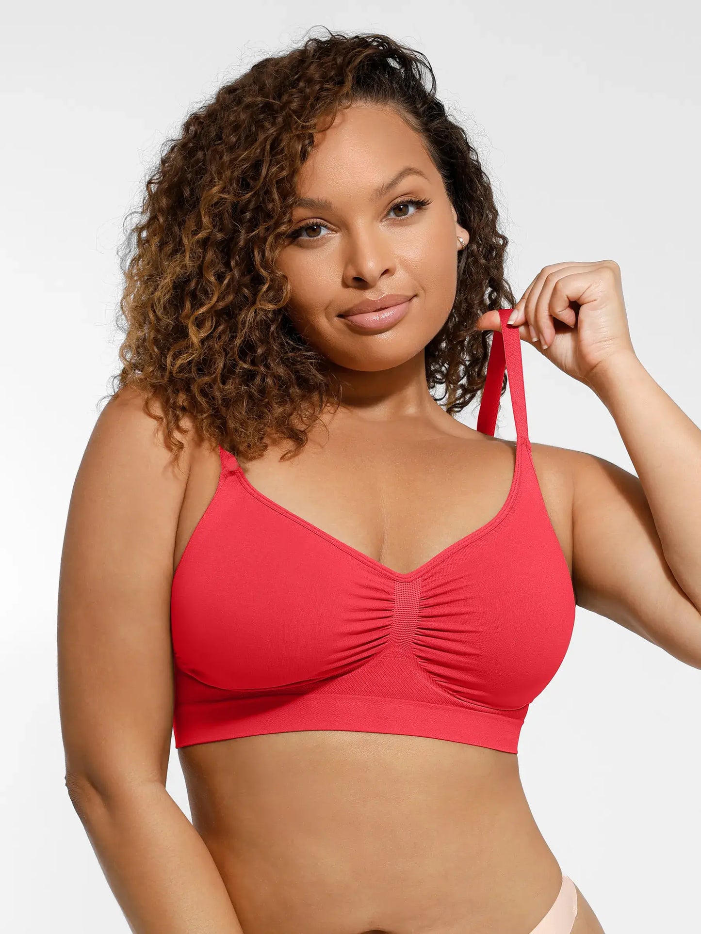 Feelingirl Seamless No Underwire Full Coverage Bra