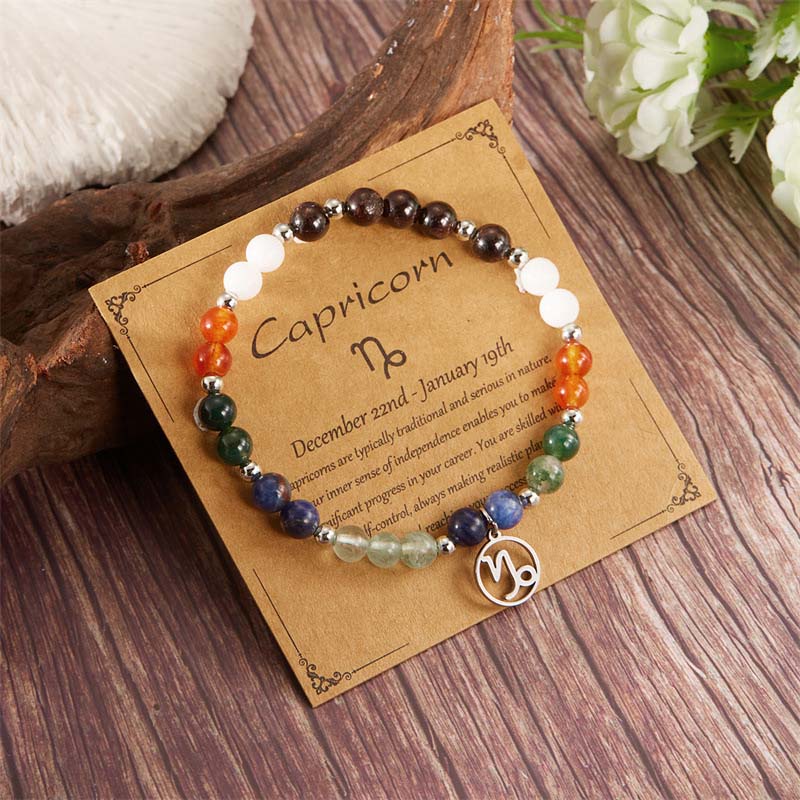Zodiac Gemstone Bracelet