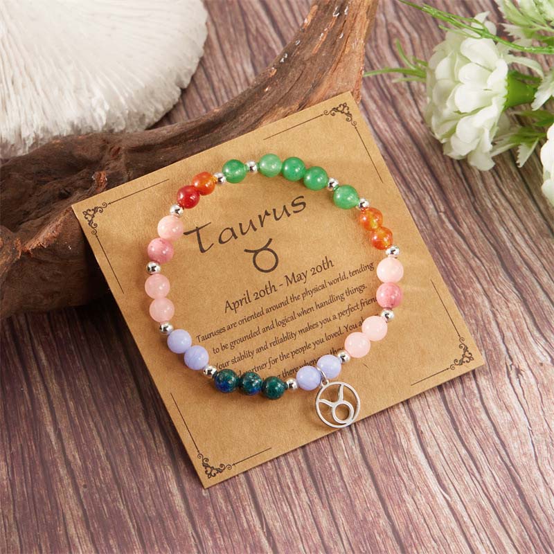Zodiac Gemstone Bracelet