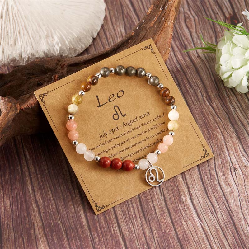 Zodiac Gemstone Bracelet