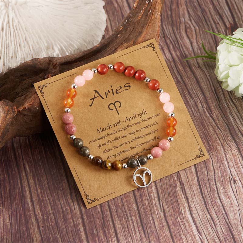 Zodiac Gemstone Bracelet