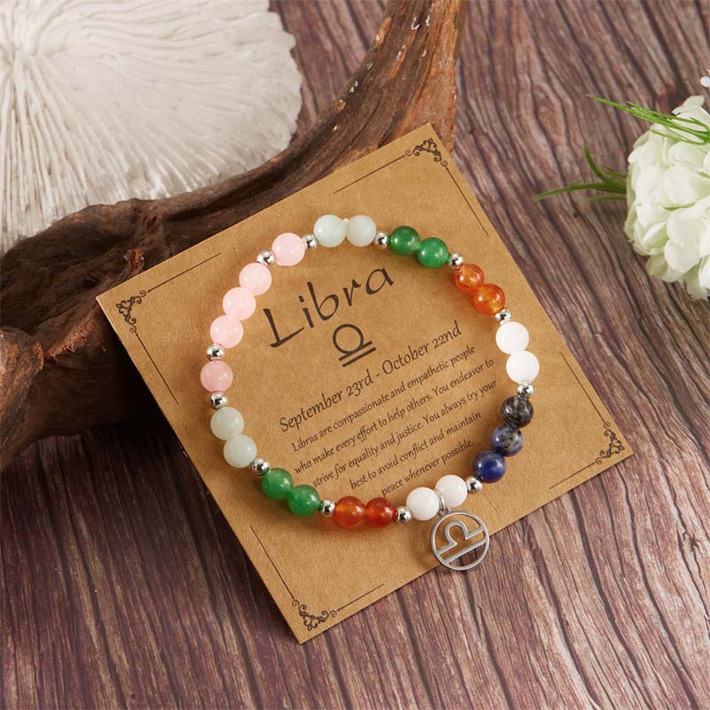 Zodiac Gemstone Bracelet