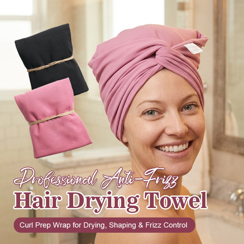Professional Anti-Frizz Hair Drying Towel☁️ — The Secret to Perfect, Defined Curls