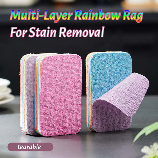Multi-Layer Rainbow Rag For Stain Removal