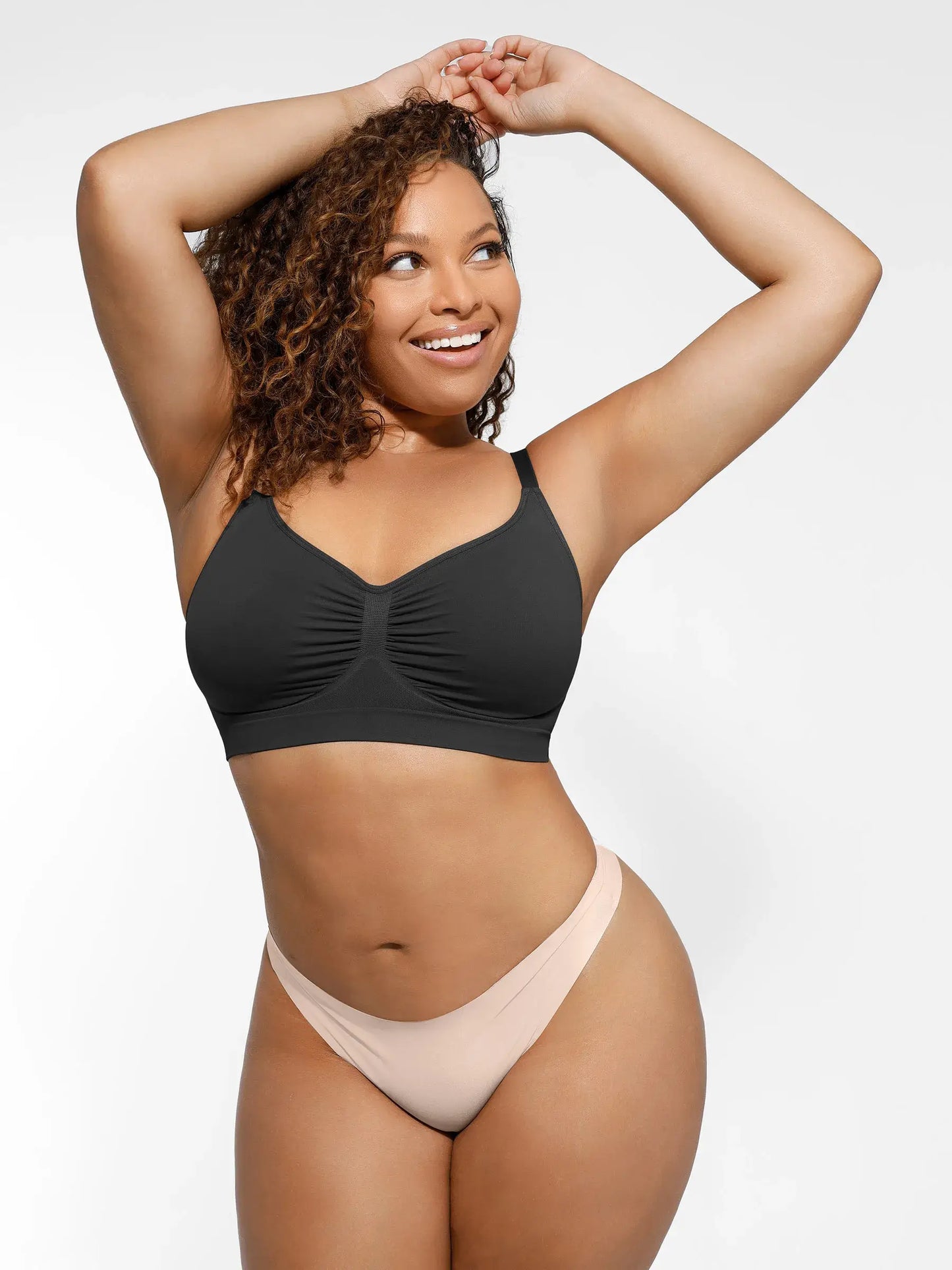 Feelingirl Seamless No Underwire Full Coverage Bra