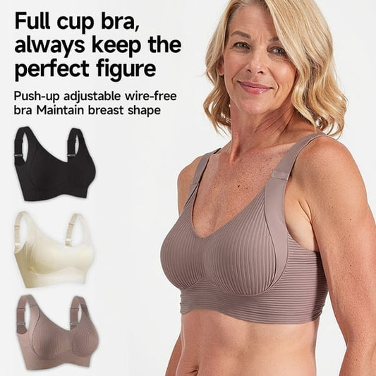 🎁Last day: buy 1, get 3 packs🔥Super supportive bra | Push-up bra without underwire👍No more sagging breasts