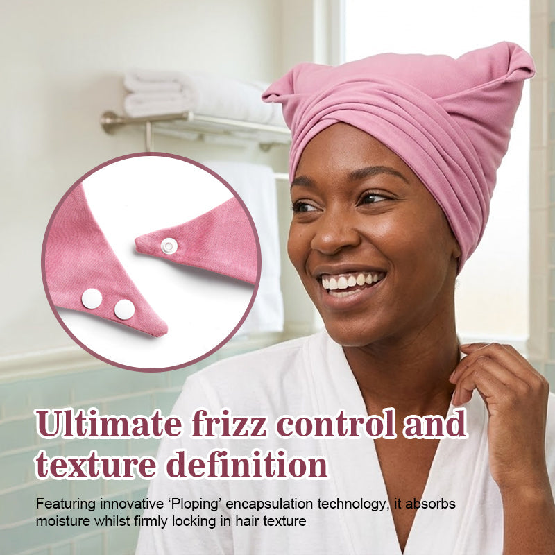 Professional Anti-Frizz Hair Drying Towel☁️ — The Secret to Perfect, Defined Curls