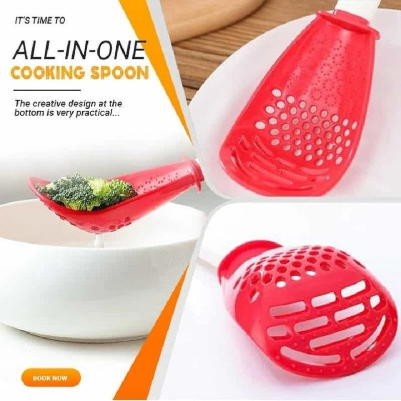 Multifunctional kitchen spoon