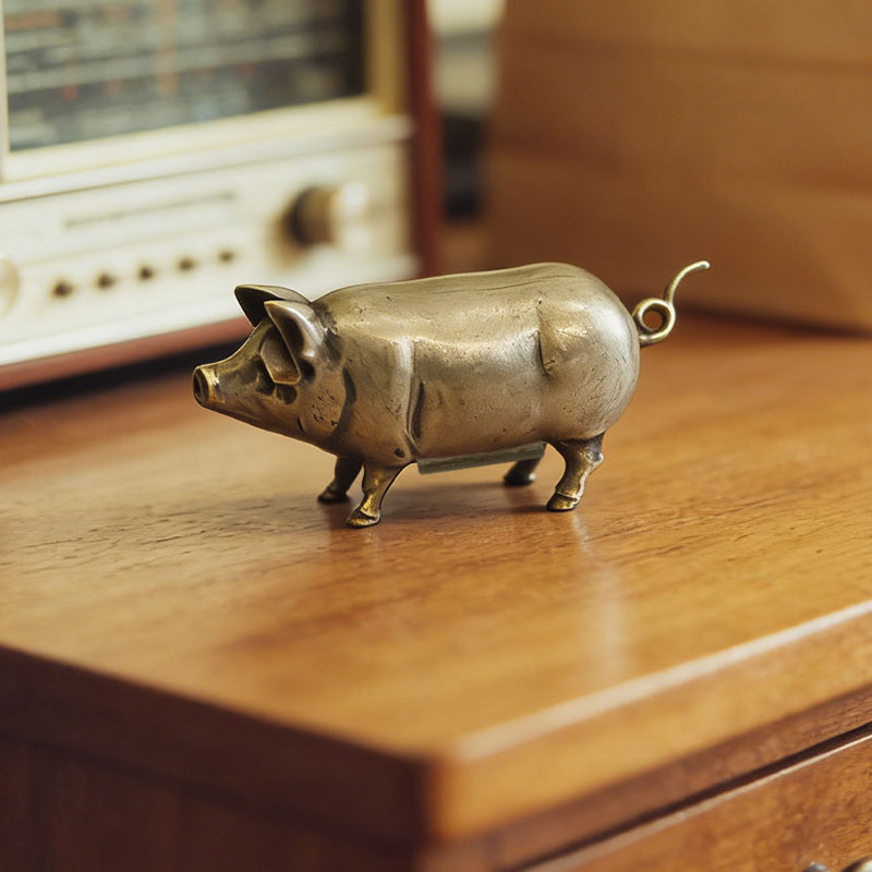 🐖 [Victorian Whimsy] 1880 Vintage Style Pig Tape Measure 📏✨