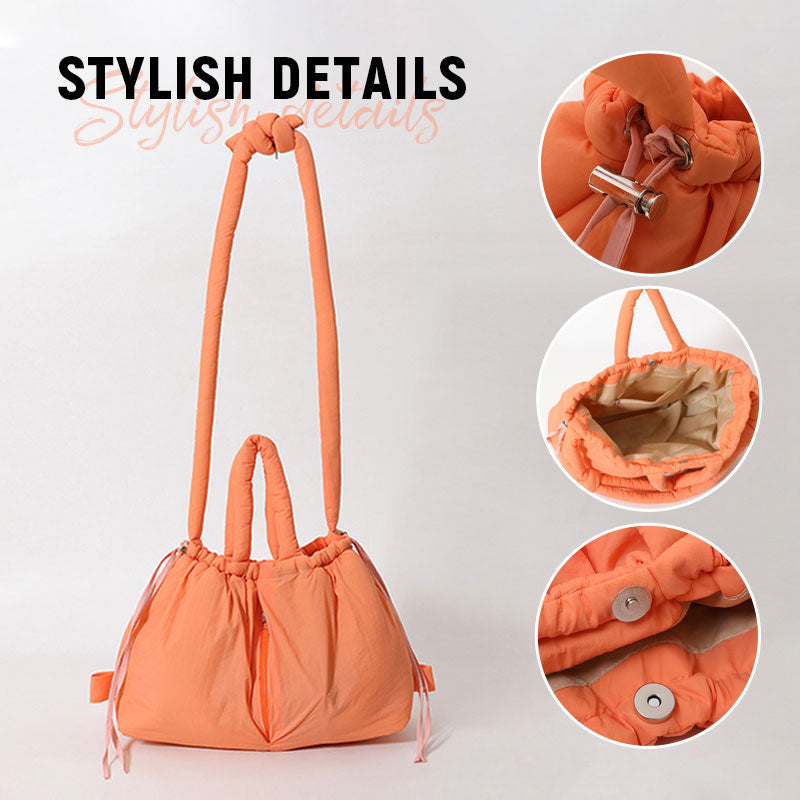 Down Bag Nylon Drawstring Backpack