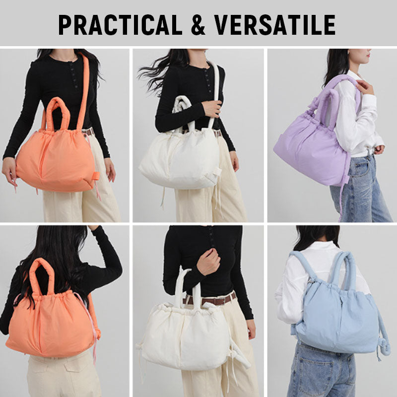 Down Bag Nylon Drawstring Backpack