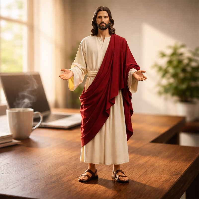 Limited Edition Resin Statue 🙏 — A Masterpiece of Faith and Artistry