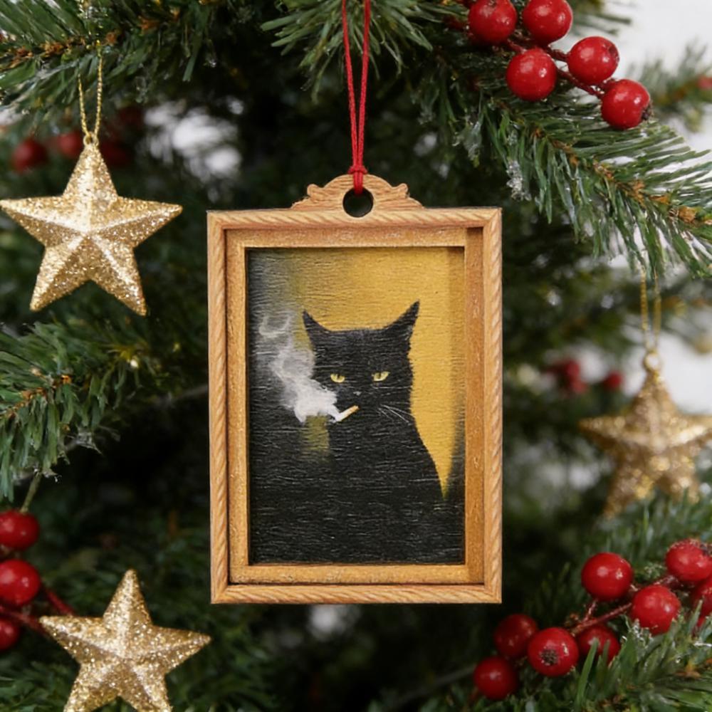 Quirky Framed Holiday Ornaments