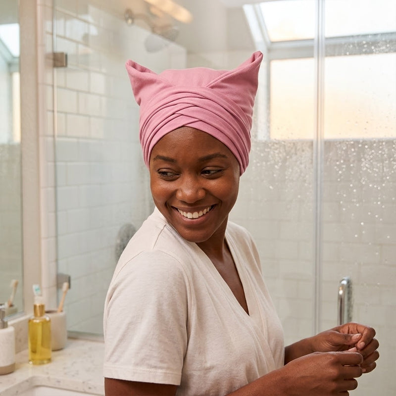 Professional Anti-Frizz Hair Drying Towel☁️ — The Secret to Perfect, Defined Curls