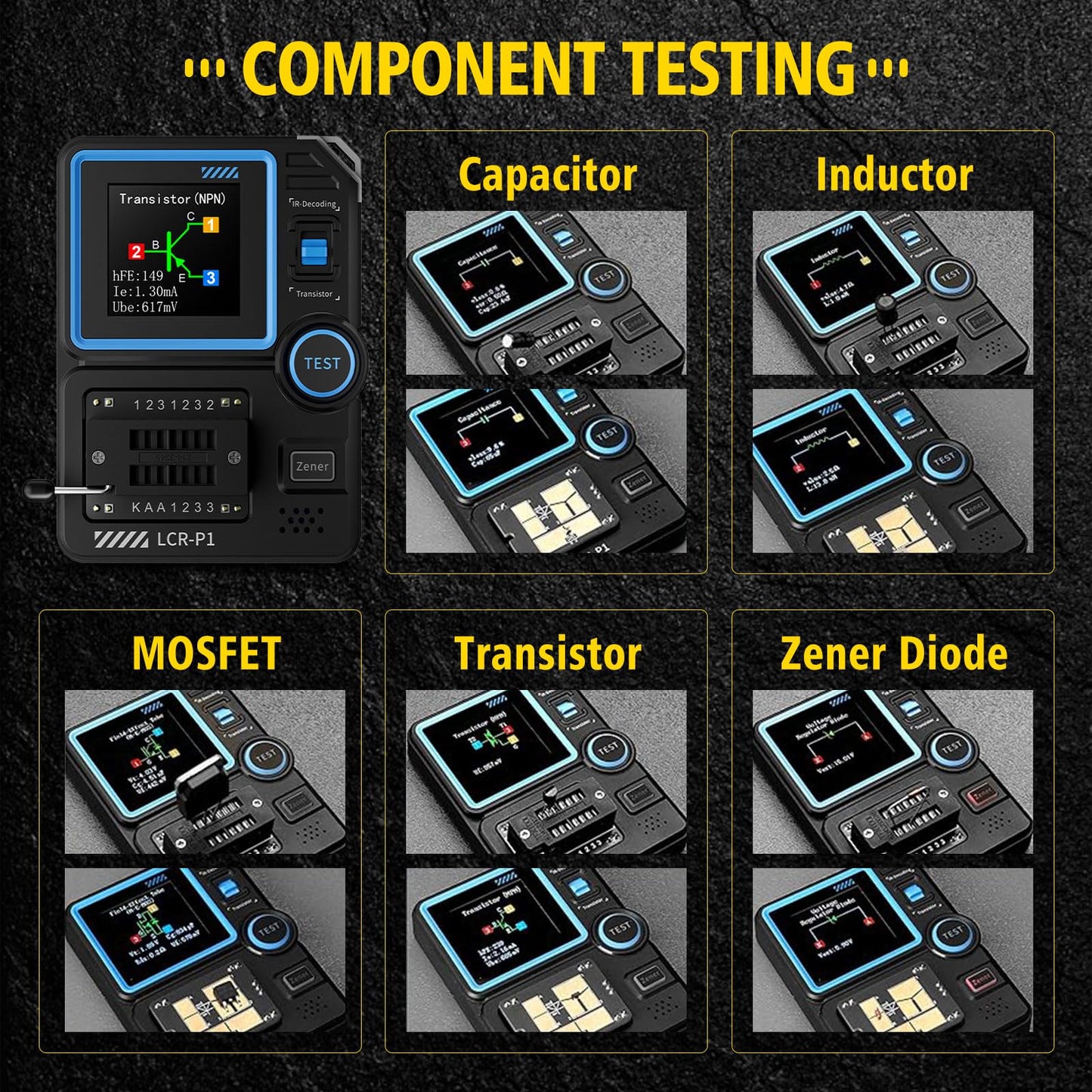 Multifunctional Electronic Component Tester