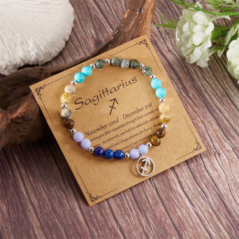 Zodiac Gemstone Bracelet