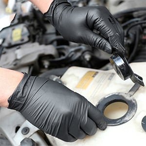 100/50PCS Black Nitrile Disposable Glove