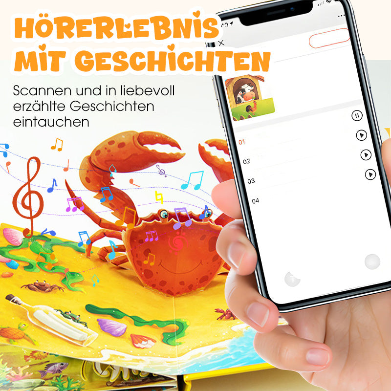 Pop-up book with animal motifs for children