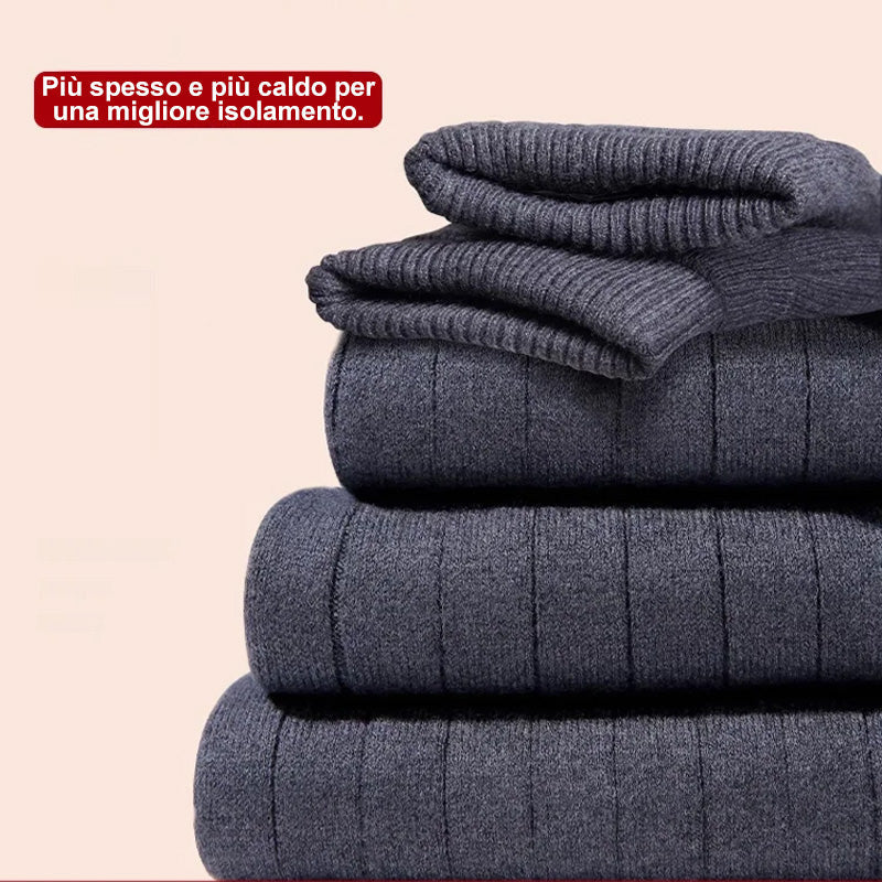 Comfortable, thermally elastic long knee pads