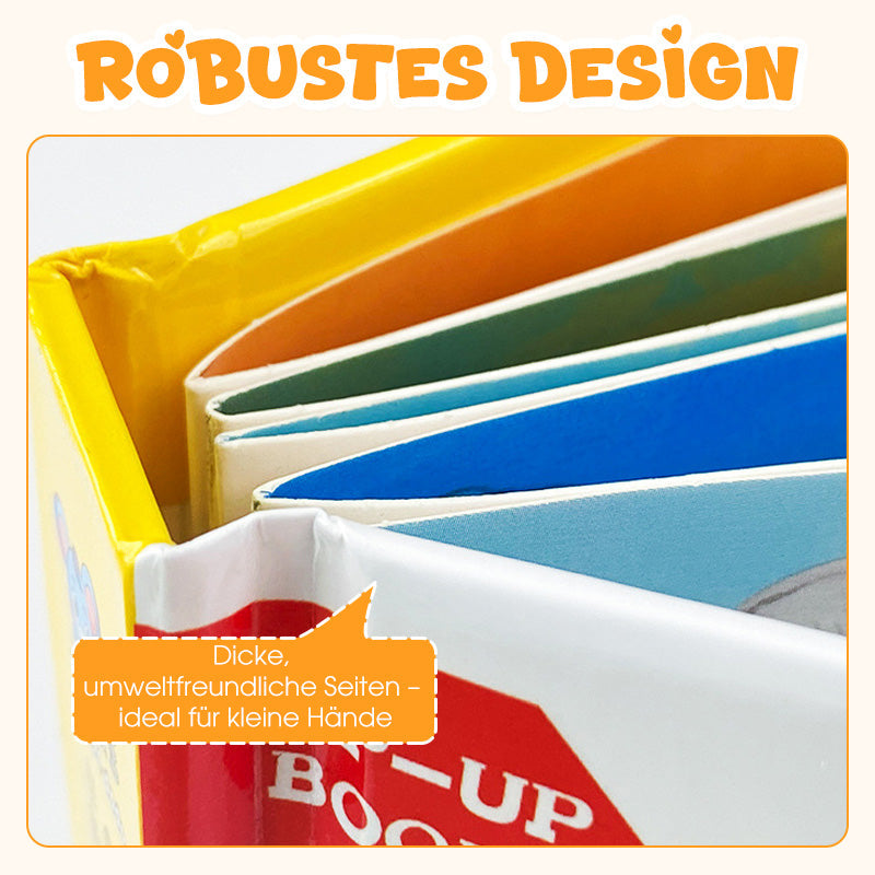 Pop-up book with animal motifs for children