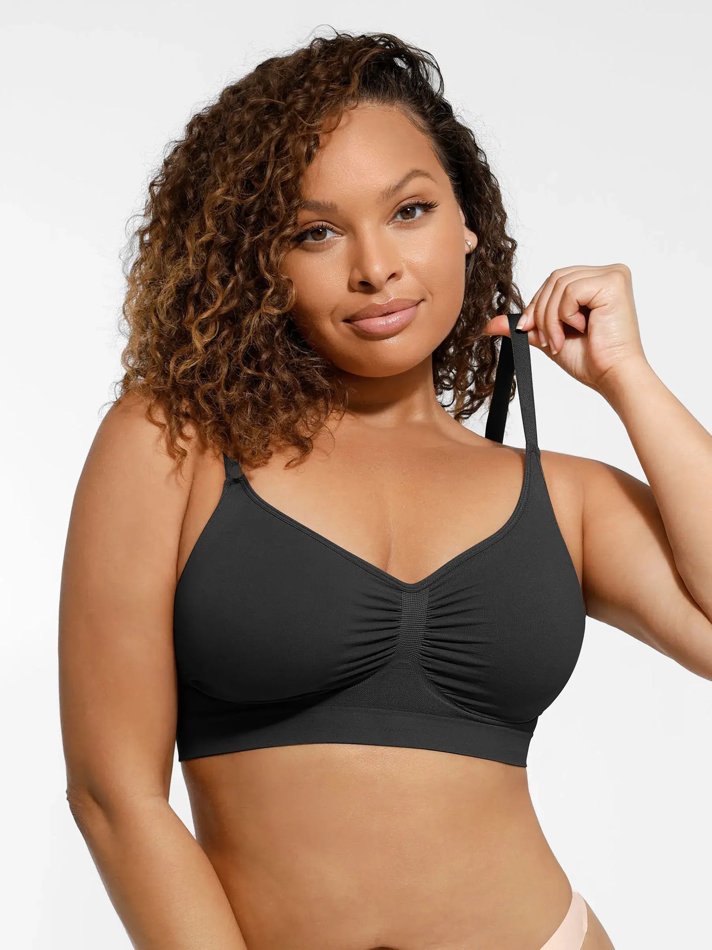 Feelingirl Seamless No Underwire Full Coverage Bra