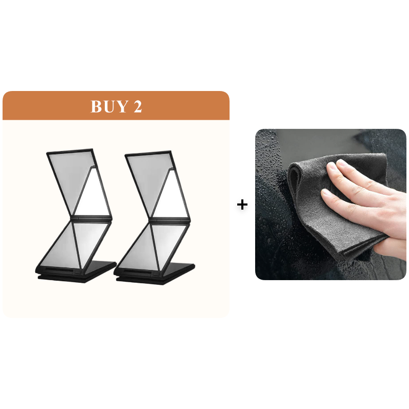 🔥360° Folding Self Haircut & Makeup Mirror