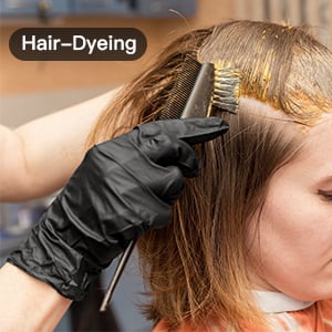 100/50PCS Black Nitrile Disposable Glove