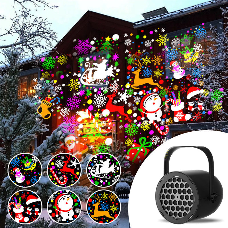 🔥Hot Sale🔥 USB Christmas light projector with 16 patterns