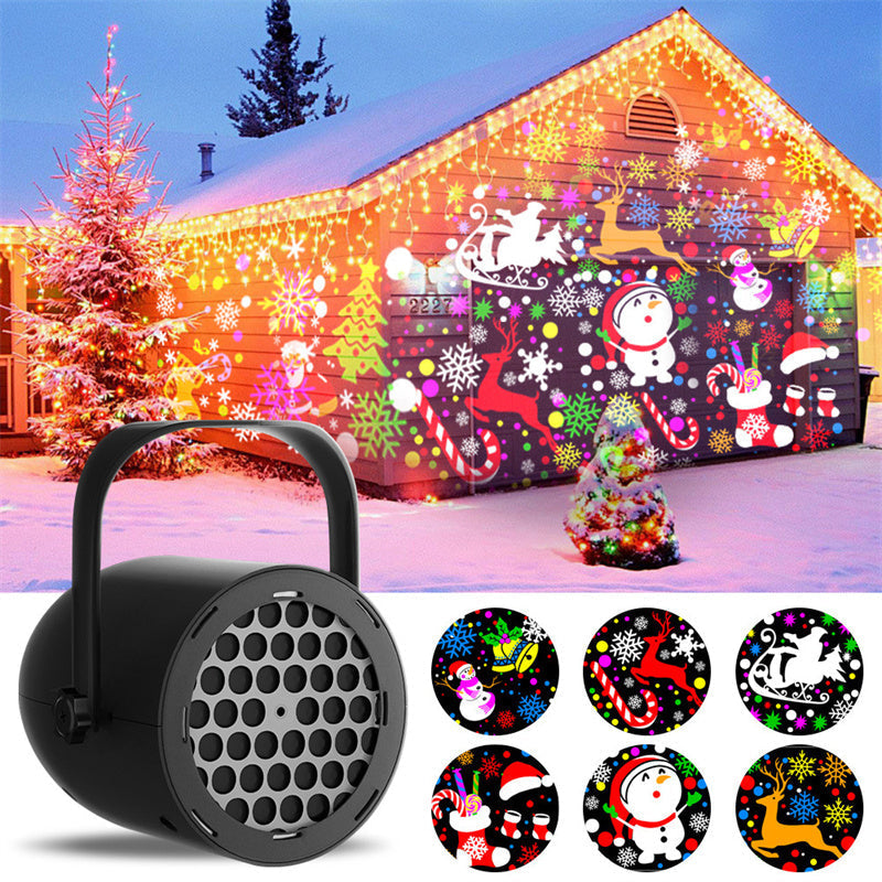 🔥Hot Sale🔥 USB Christmas light projector with 16 patterns