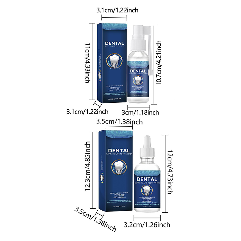 📢📢50% OFF!! ⏰Fluoride-free hydroxyapatite tooth protection drops & enamel repair, teeth whitening & fresh breat